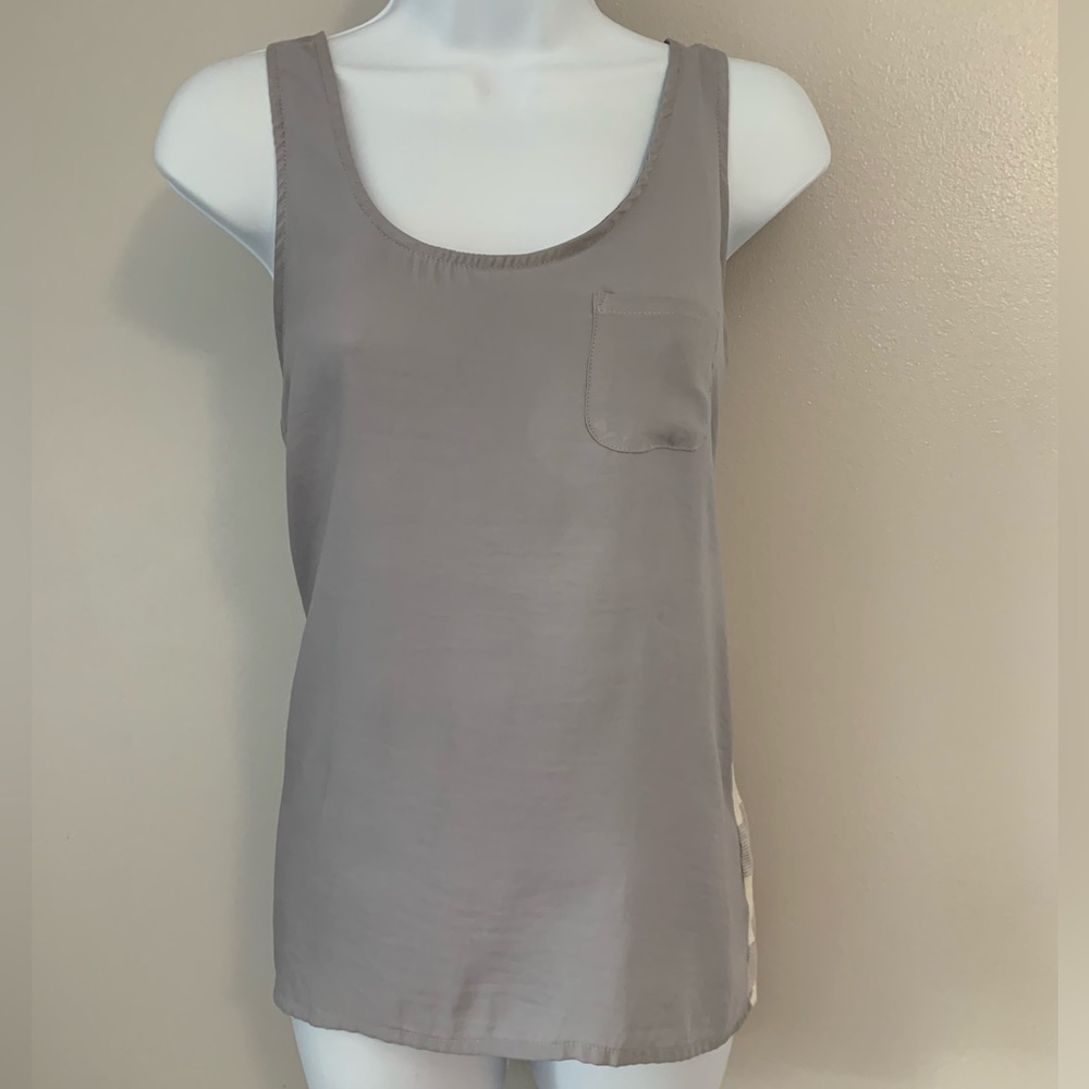 Xhilaration Striped Back Tank Top